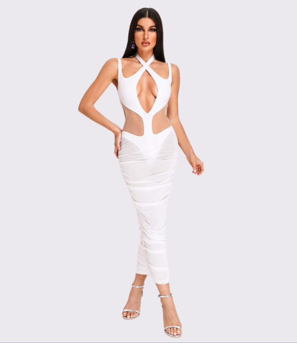 Emi Summer Cutout Midi Dress 3