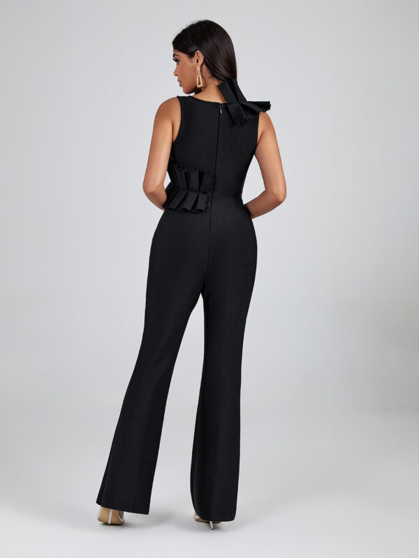 Executive Women Ruffled Bandage Jumpsuit 2