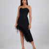 Feel The Feather Trim Midi Dress 8 Feel The Feather Trim Midi Dress 4