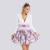 Jacquard Feather Mini Dress 3