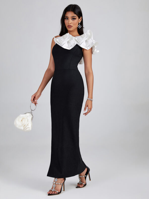 Morphy Ruffled Side Slit Dress 2