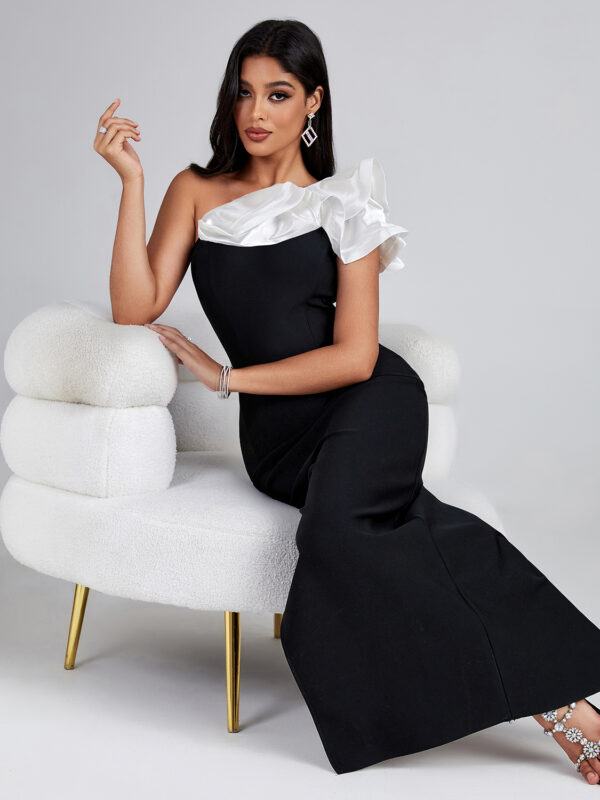 Morphy Ruffled Side Slit Dress 3