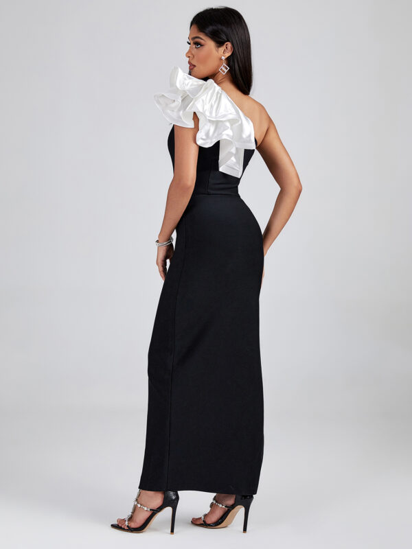 Morphy Ruffled Side Slit Dress 4