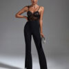 Sexy Strappy Lace Backless Jumpsuit 6 Sexy Strappy Lace Backless Jumpsuit 3
