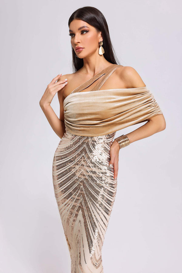 Strapless Mermaid Sequin Dress 3