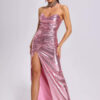 Strapless Sequin Split Maxi Dress 7 Strapless Sequin Split Maxi Dress 2