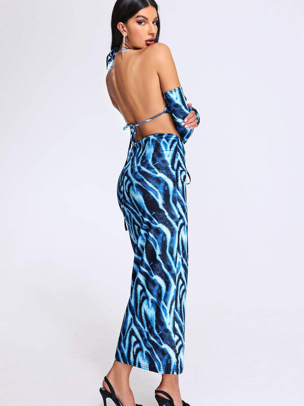 Triangle Bra Top With Sleeves Set 2