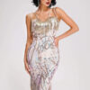 Spaghetti Strap Sequined Tassel Dress 13 Spaghetti Strap Sequined Tassel Dress