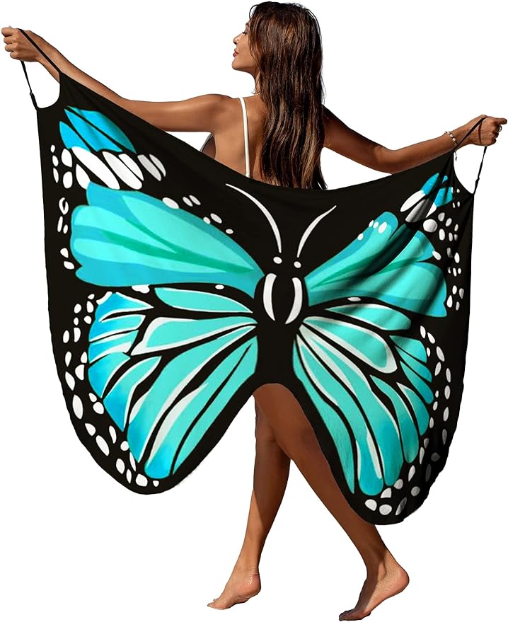 17 Must-have Best Beach Accessories For Adults Women 6 shapeminow Womens Butterfly Swimsiut Cover | ShapeMiNow is your go-to store for all kinds of body shapers, dresses, and statement pieces.