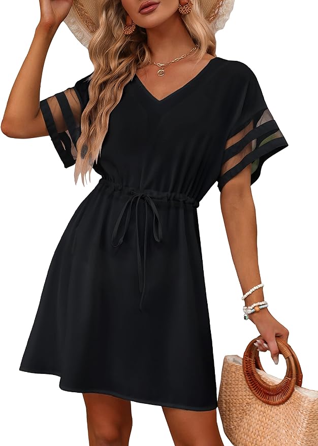 17 Must-have Best Beach Accessories For Adults Women 25 shapeminow peplum beach dress1 | ShapeMiNow is your go-to store for all kinds of body shapers, dresses, and statement pieces.