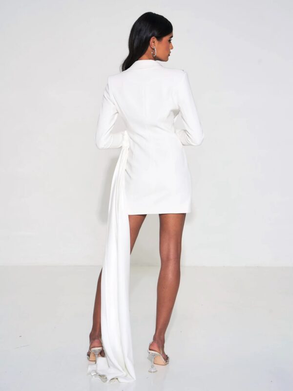 Timo Blazer Suit Jacket Set White 2