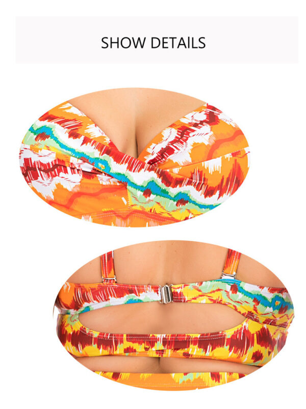 Sola Plus Size Vibrant Print Bikini Swimsuit Set