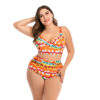 Sola Plus Size Vibrant Print Bikini Swimsuit Set 8 Sola Plus Size Vibrant Print Bikini Swimsuit Set