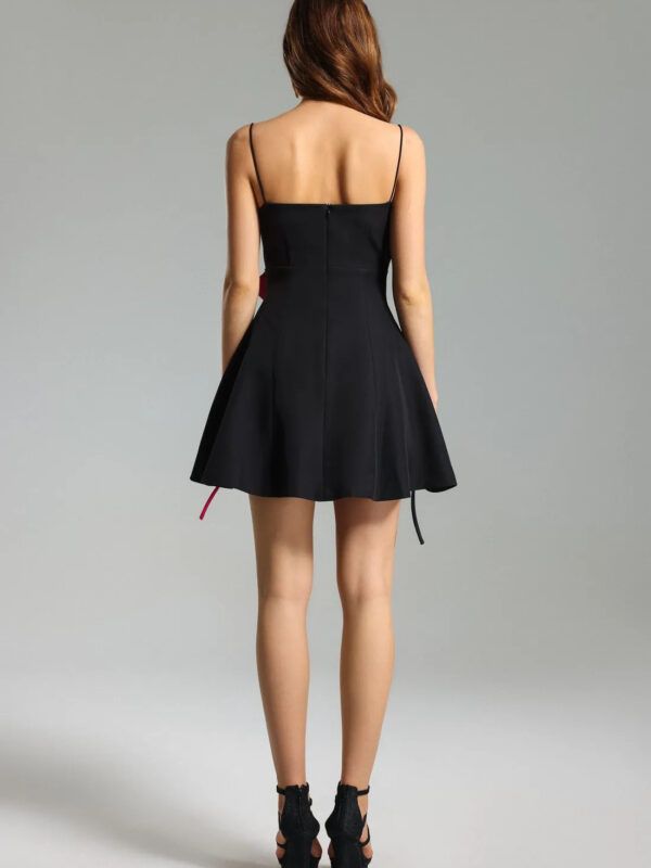 Chi Leaf Patchwork Mini Dress 2