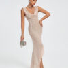Embellished Draped Ruffle Maxi Dress 8 Embellished Draped Ruffle Maxi Dress 2