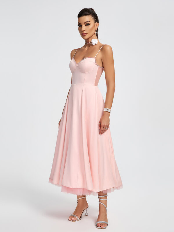 Gracy Open Back Midi Dress 4