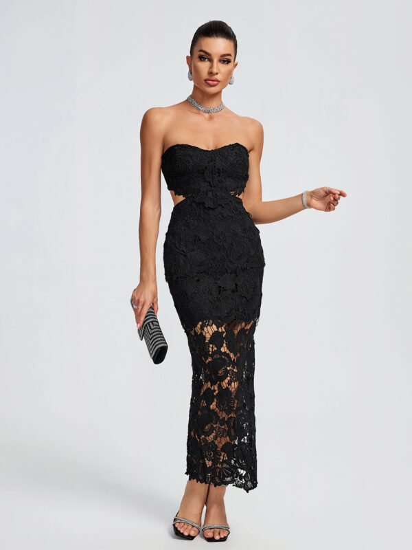 Nana Lace Floral Cutout Maxi Dress 2