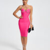 One Shoulder Crystal Chain Bandage Dress 14 One Shoulder Crystal Chain Bandage Dress 6